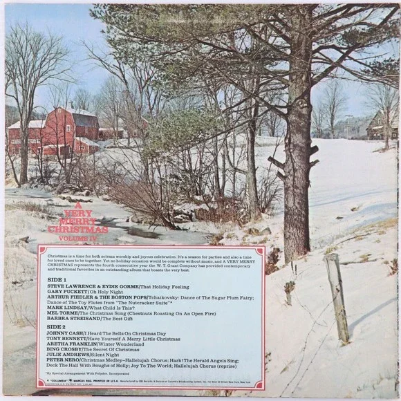 A Very Merry Christmas Vol. 4 1970 Stereo Vinyl LP Record Terra Haute CSS 1464 - Picture 2 of 16
